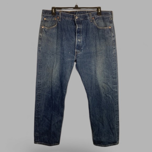 VGT 80s Levi's 501xx Jeans Men's 38x30 Fit (Tagged 44x32) Button Fly Made In USA